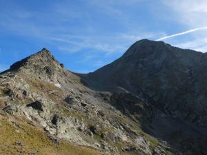 Col d'Arriel, Pic d'Arriel à droite